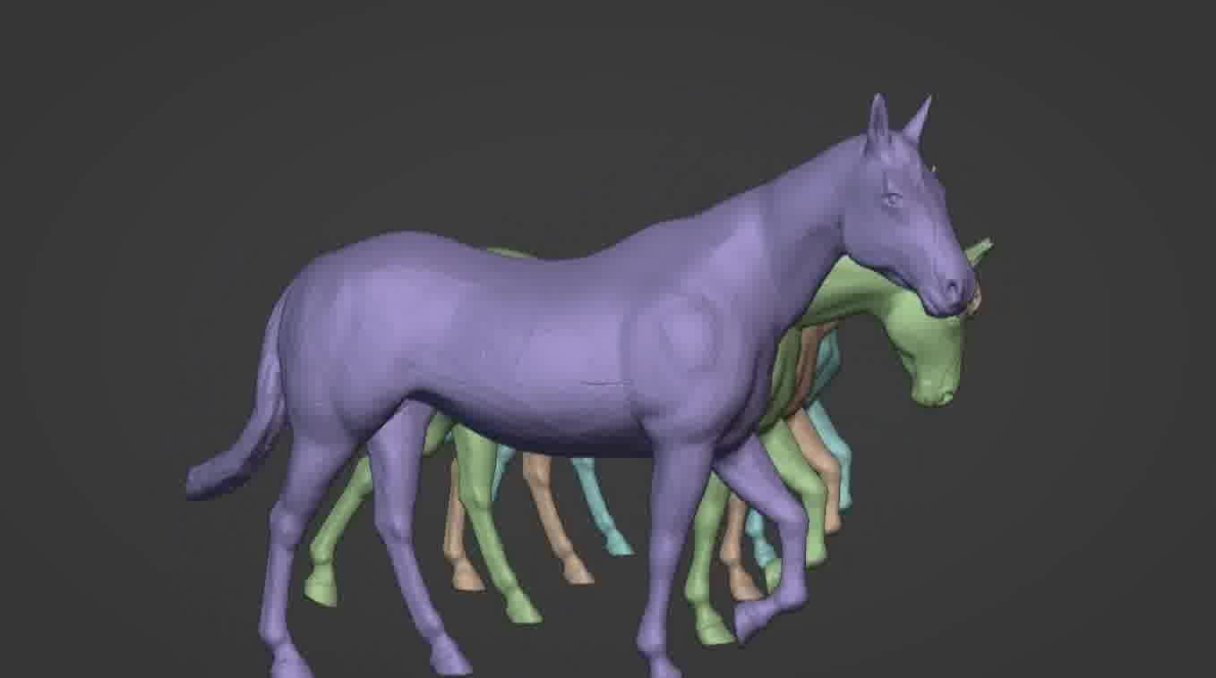 Horse 3d model 3D model_6