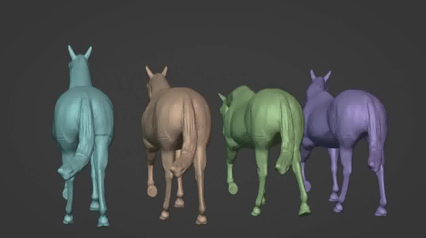 Horse 3d model 3D model_15