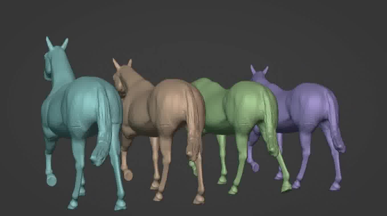 Horse 3d model 3D model_31