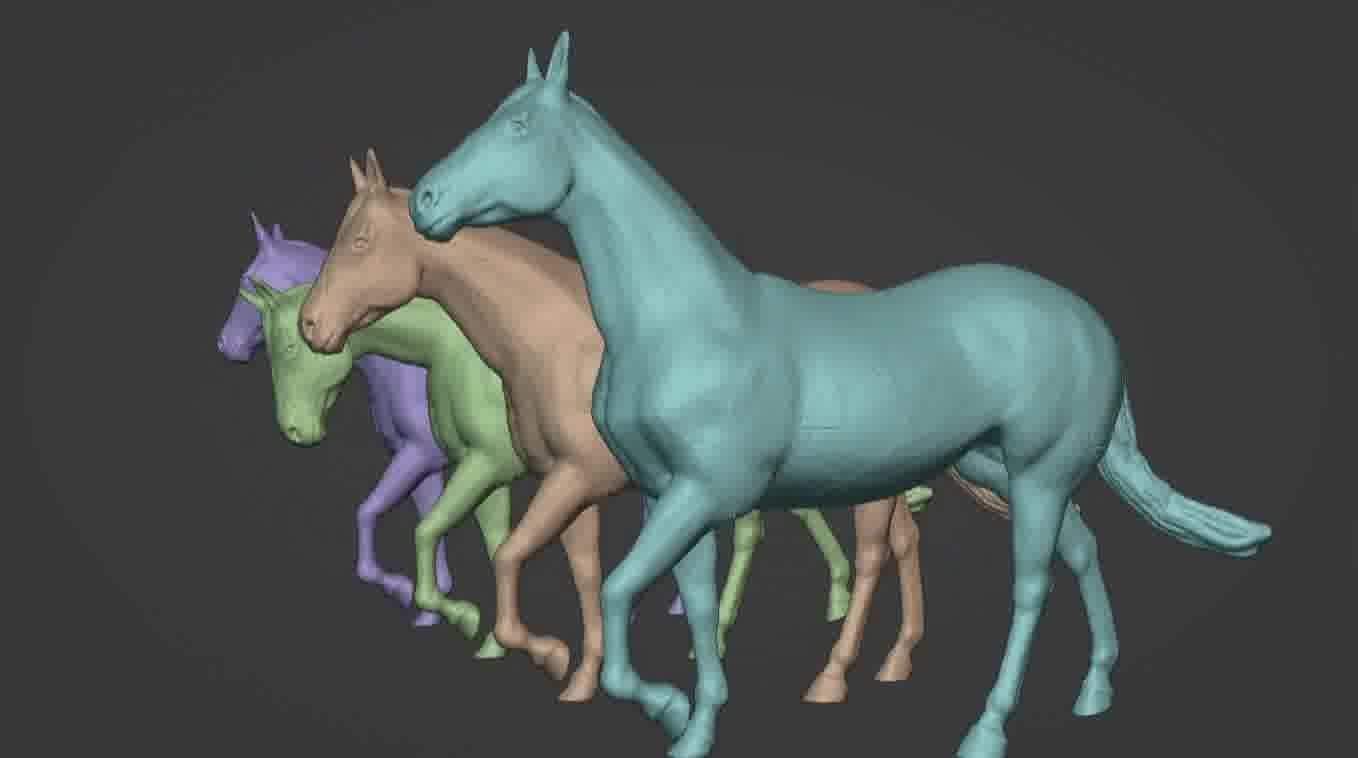 Horse 3d model 3D model_46