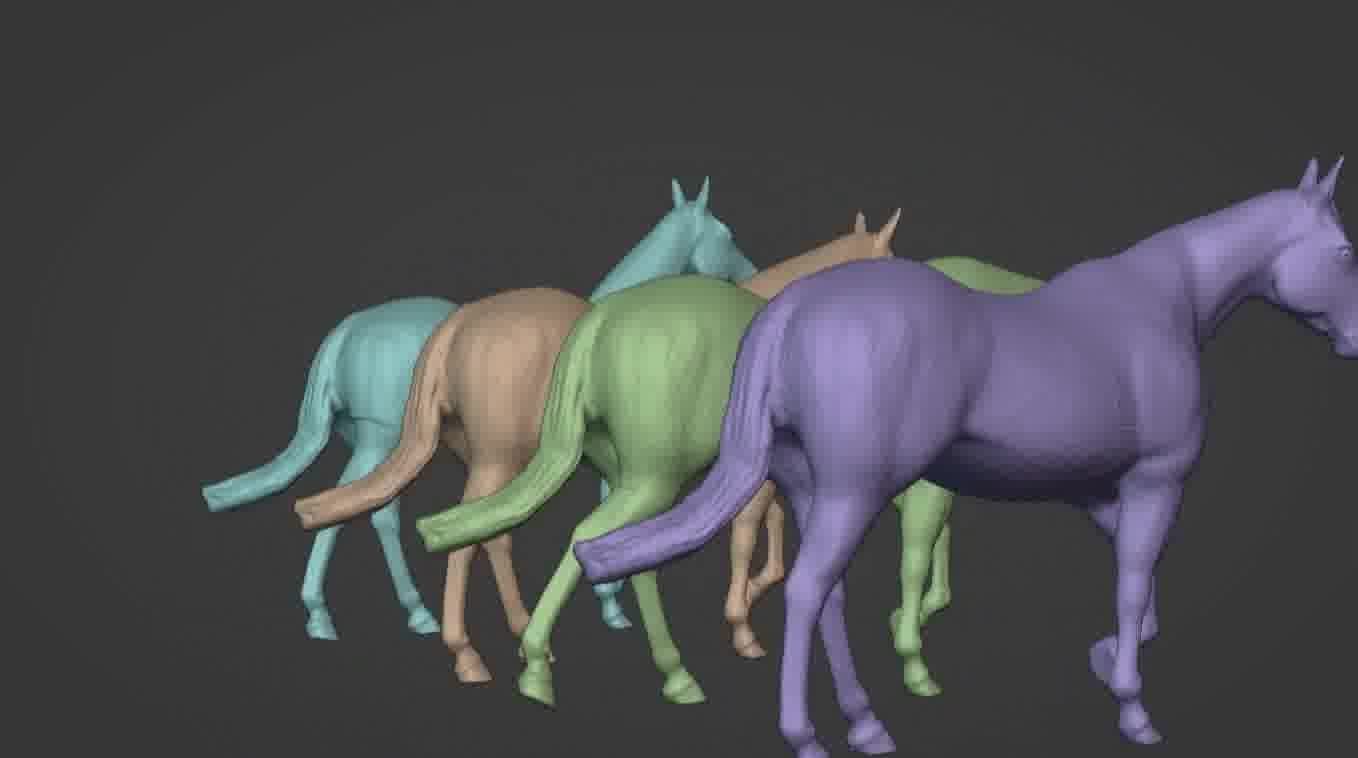 Horse 3d model 3D model_67