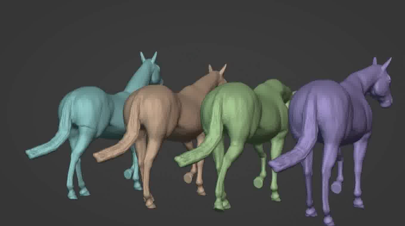 Horse 3d model 3D model_83