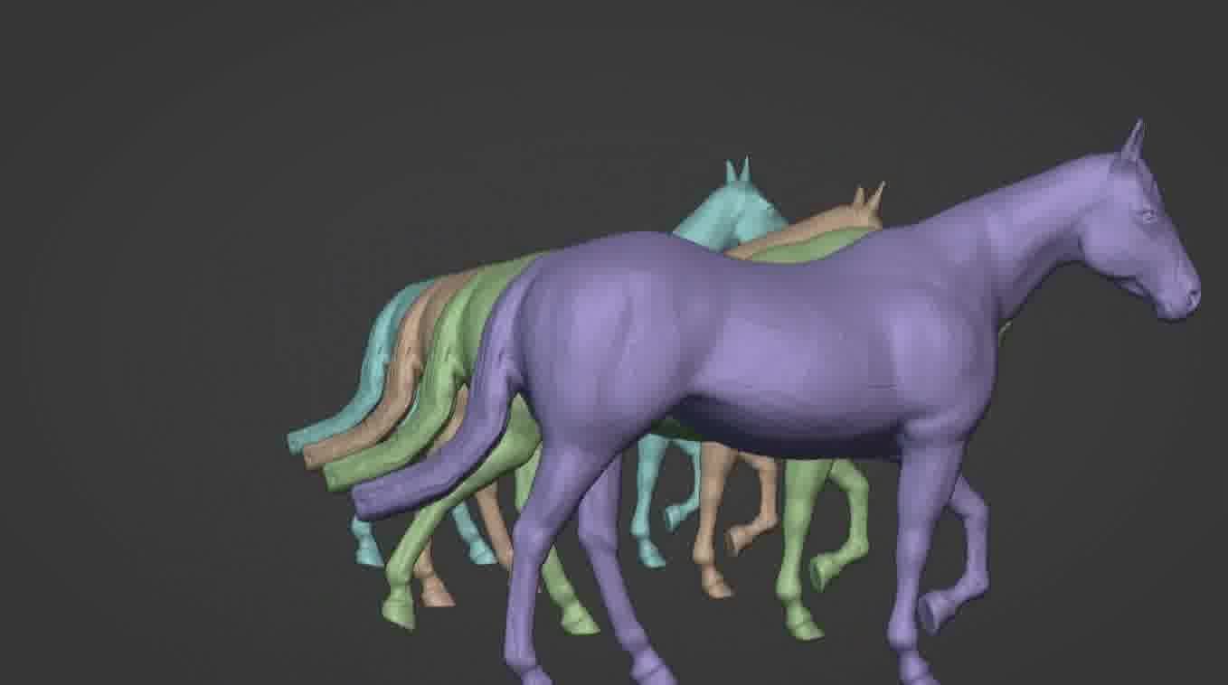 Horse 3d model 3D model_82