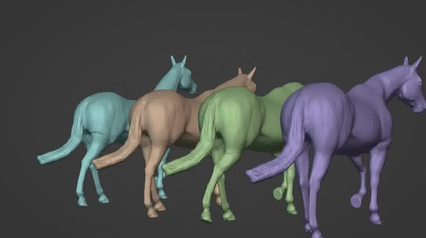 Horse 3d model 3D model_39