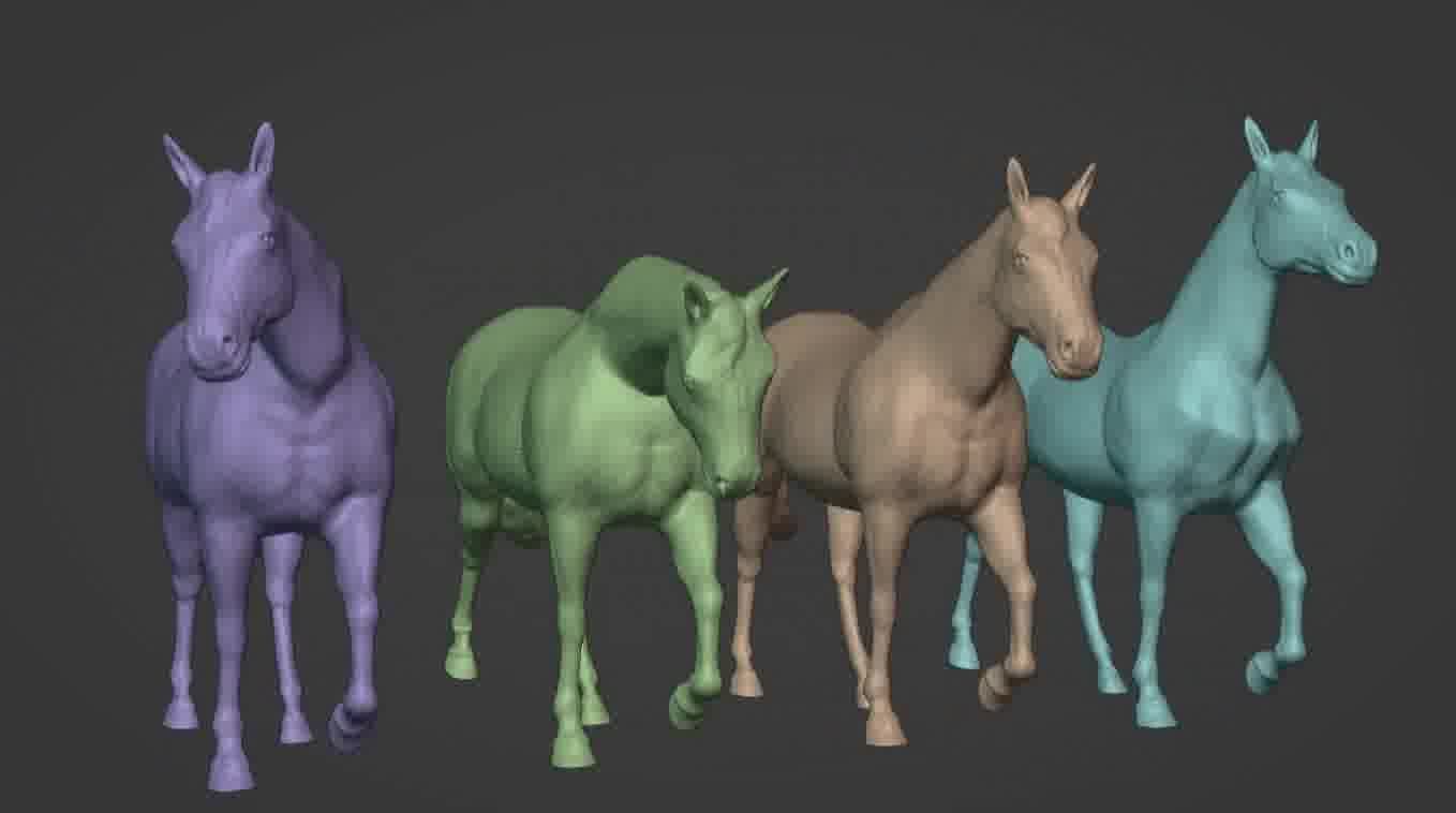 Horse 3d model 3D model_65