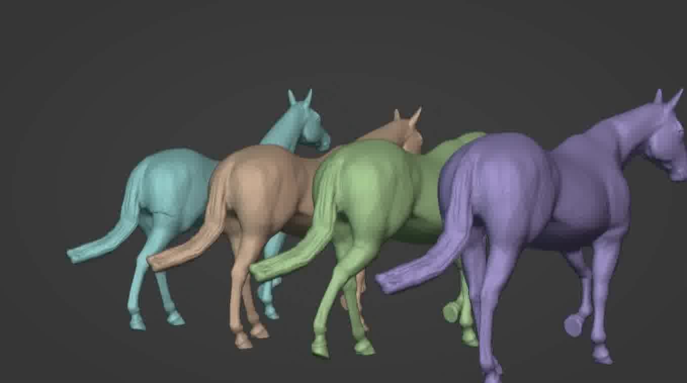 Horse 3d model 3D model_86