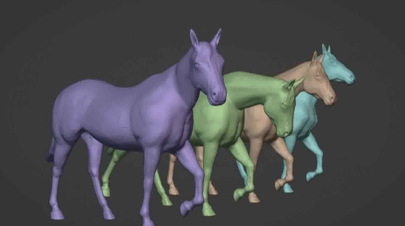 Horse 3d model 3D model_12