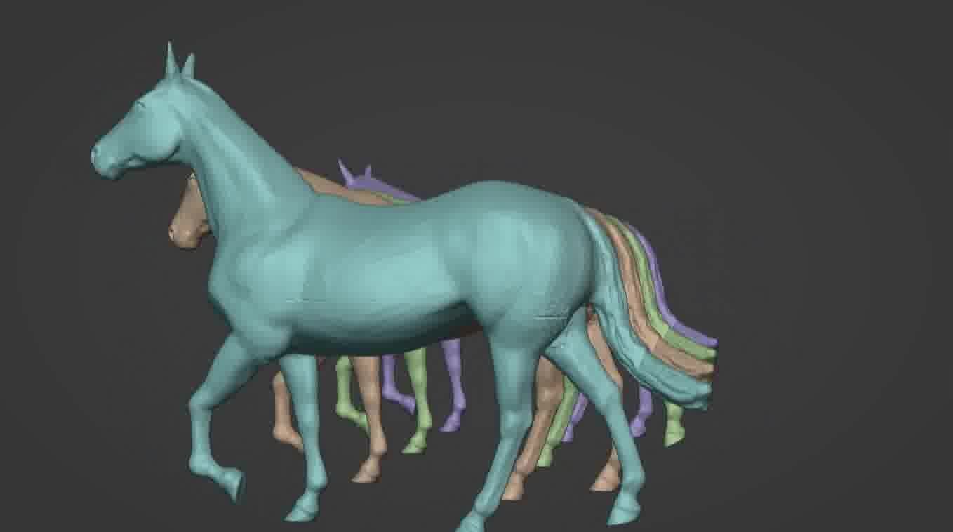 Horse 3d model 3D model_58