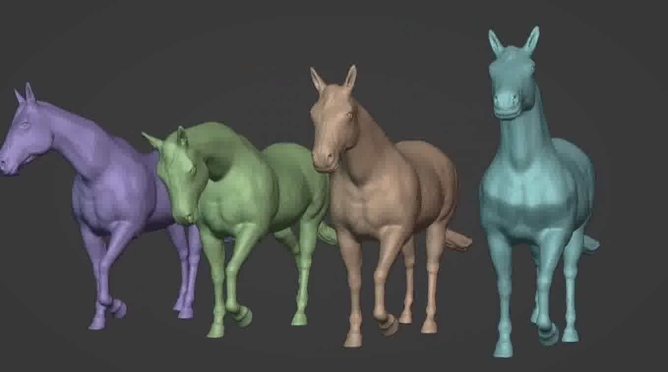 Horse 3d model 3D model_59