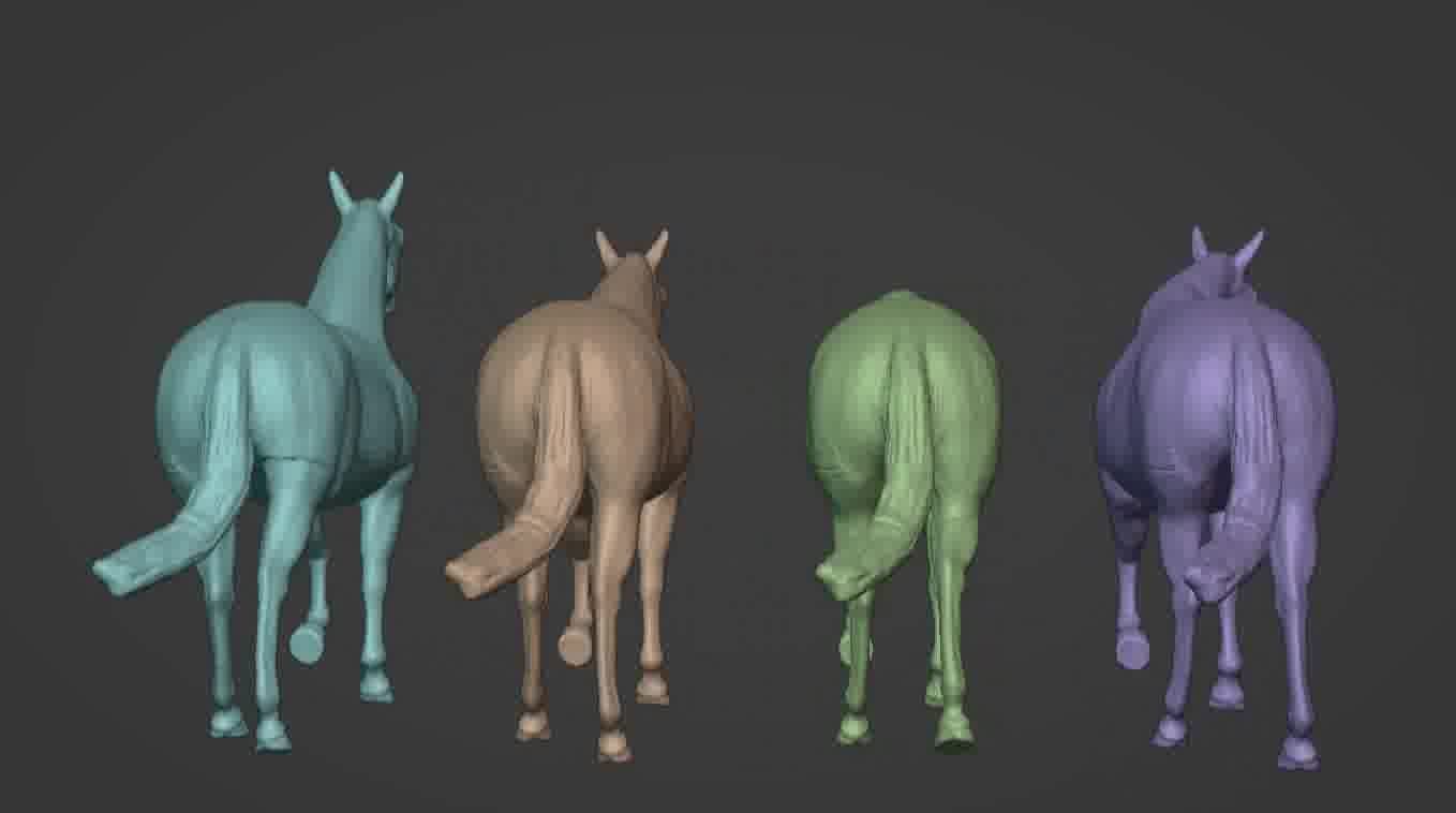 Horse 3d model 3D model_32