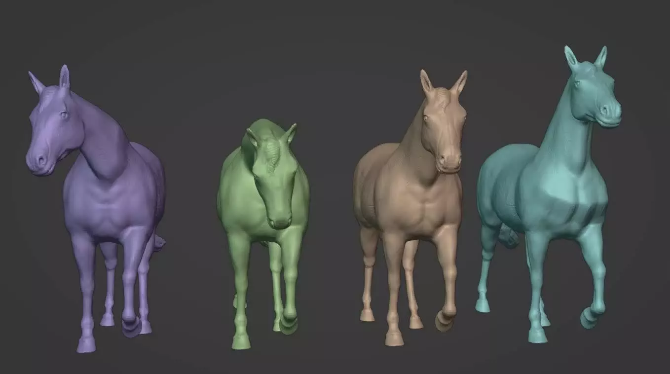 Horse 3d model 3D model_0