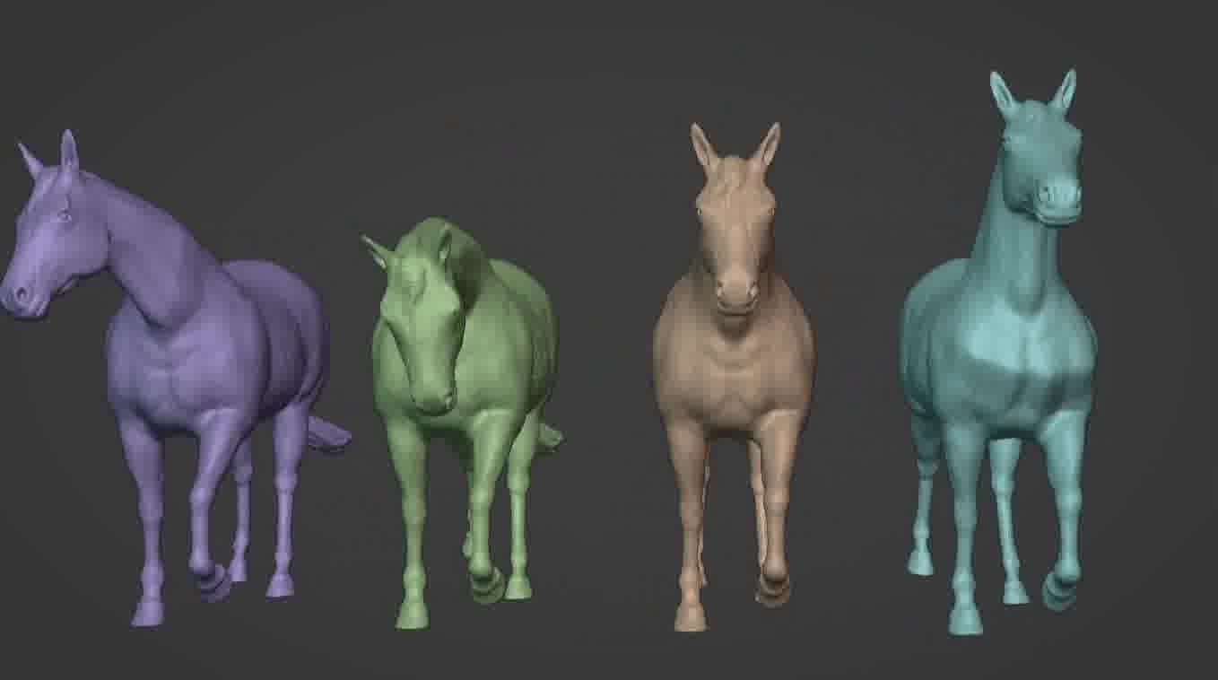 Horse 3d model 3D model_85