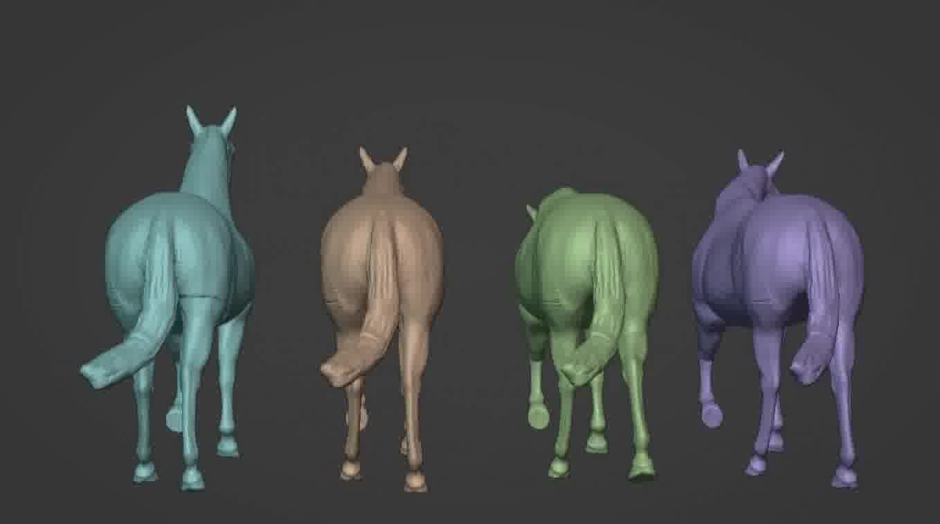 Horse 3d model 3D model_98