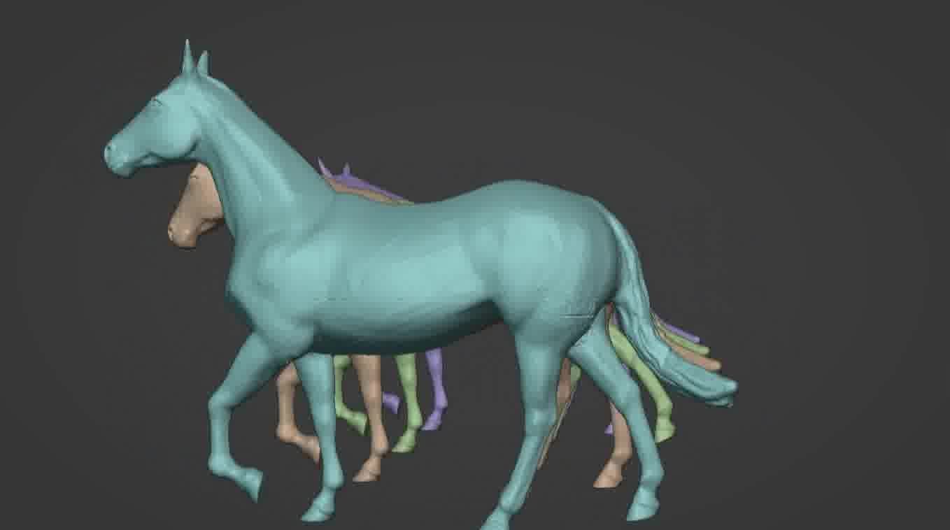 Horse 3d model 3D model_48