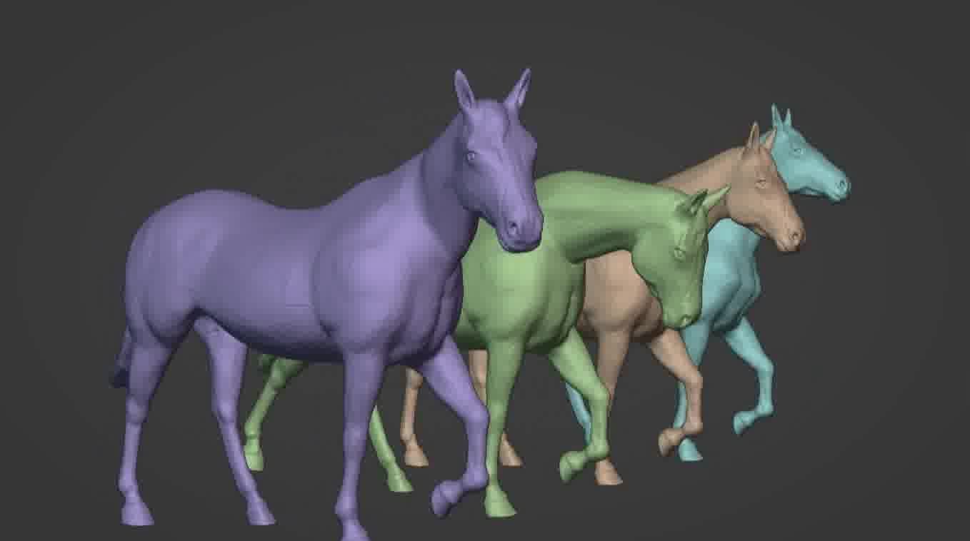 Horse 3d model 3D model_64