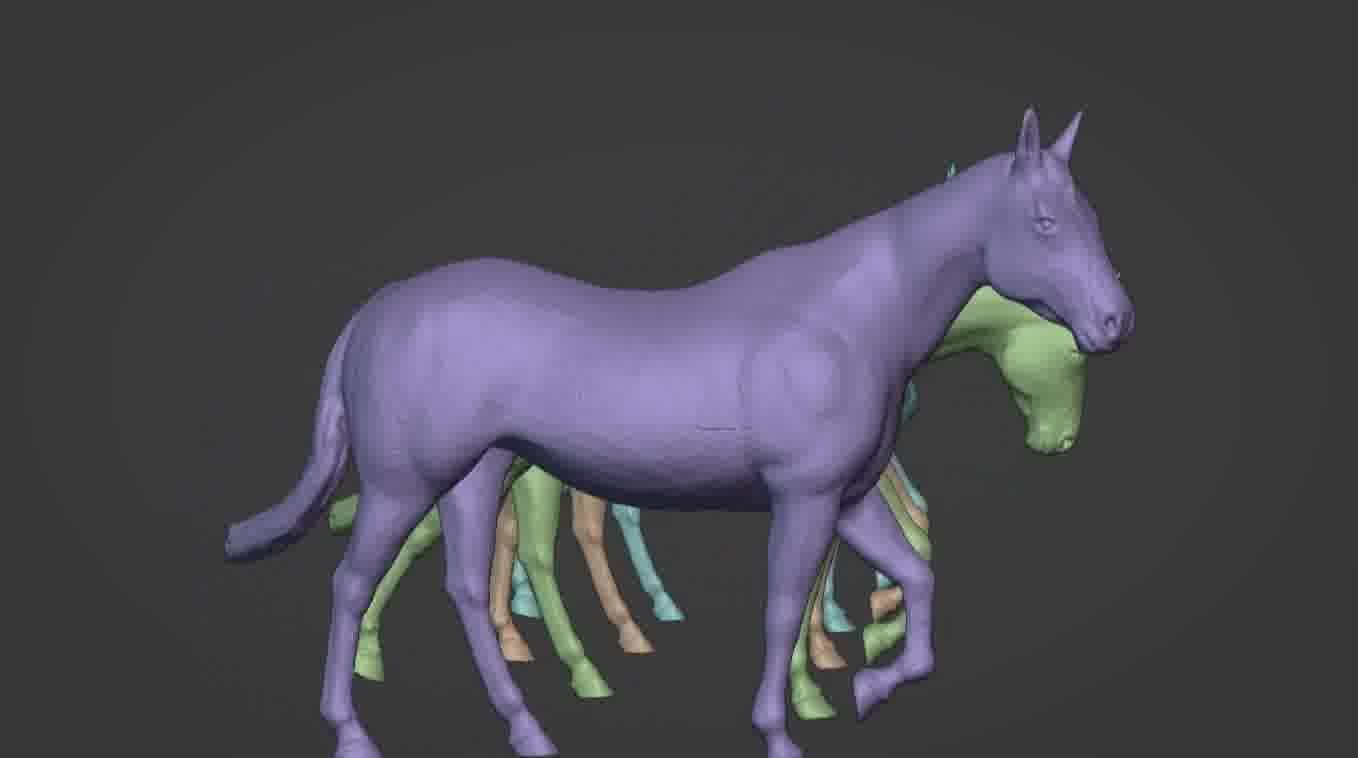 Horse 3d model 3D model_19
