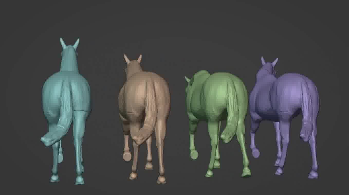 Horse 3d model 3D model_17
