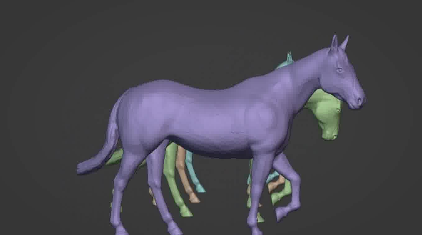 Horse 3d model 3D model_13
