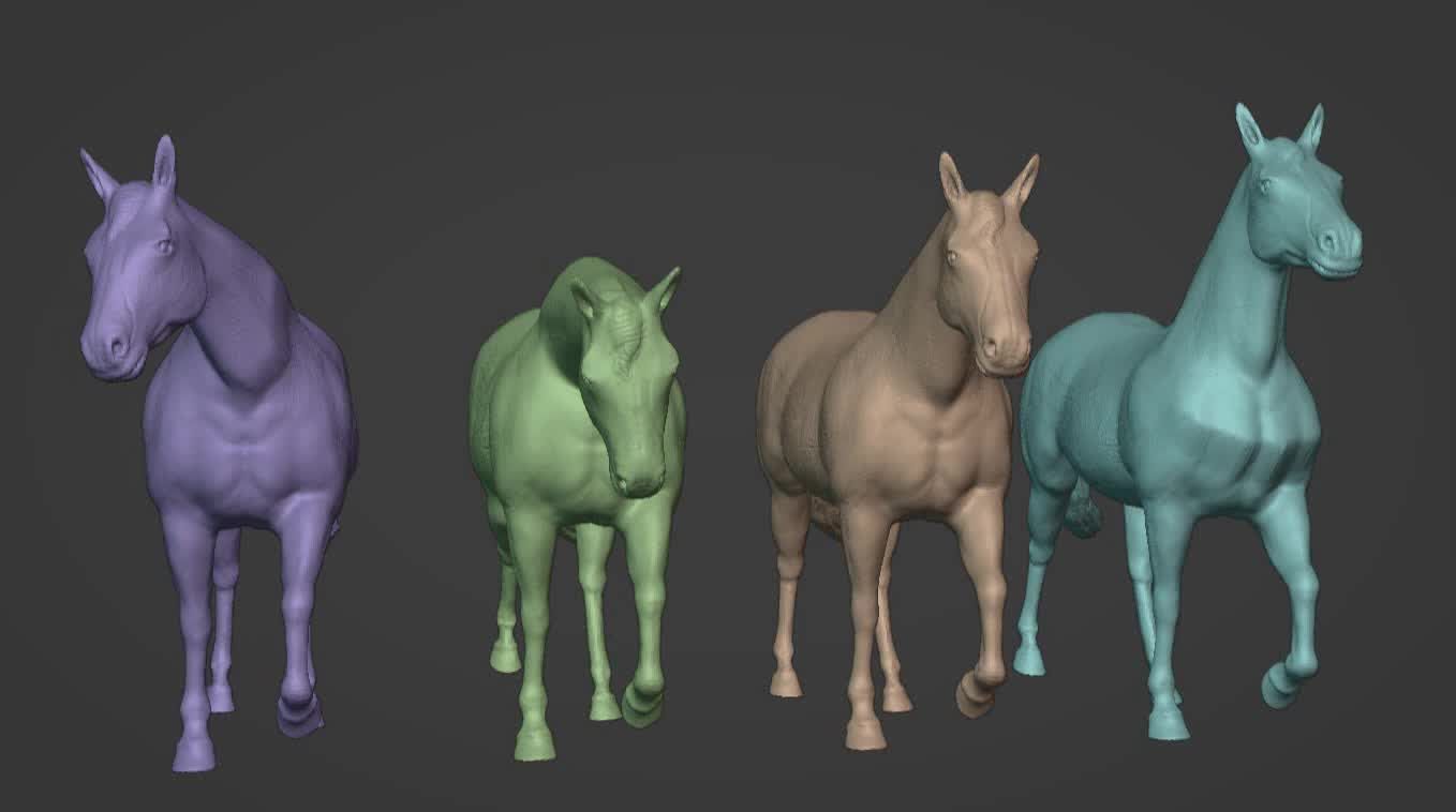 Horse 3d model 3D model_10