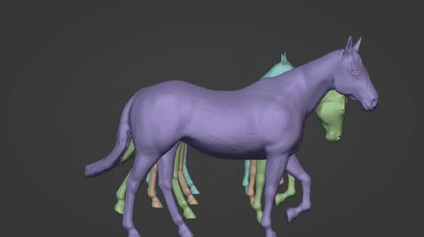 Horse 3d model 3D model_2