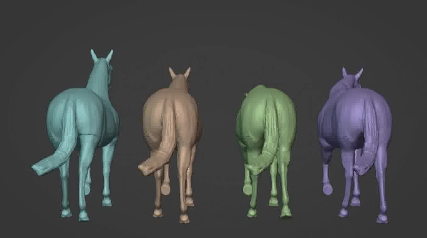 Horse 3d model 3D model_95