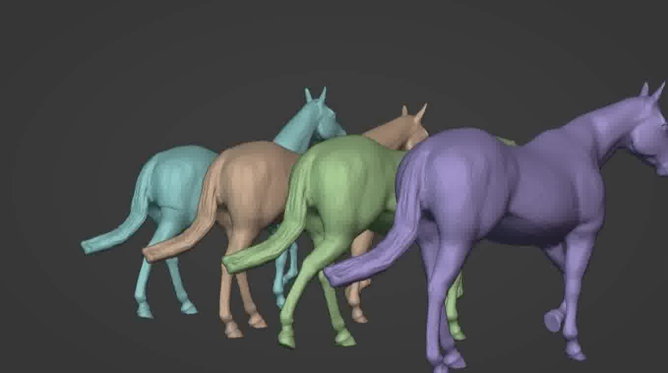 Horse 3d model 3D model_81