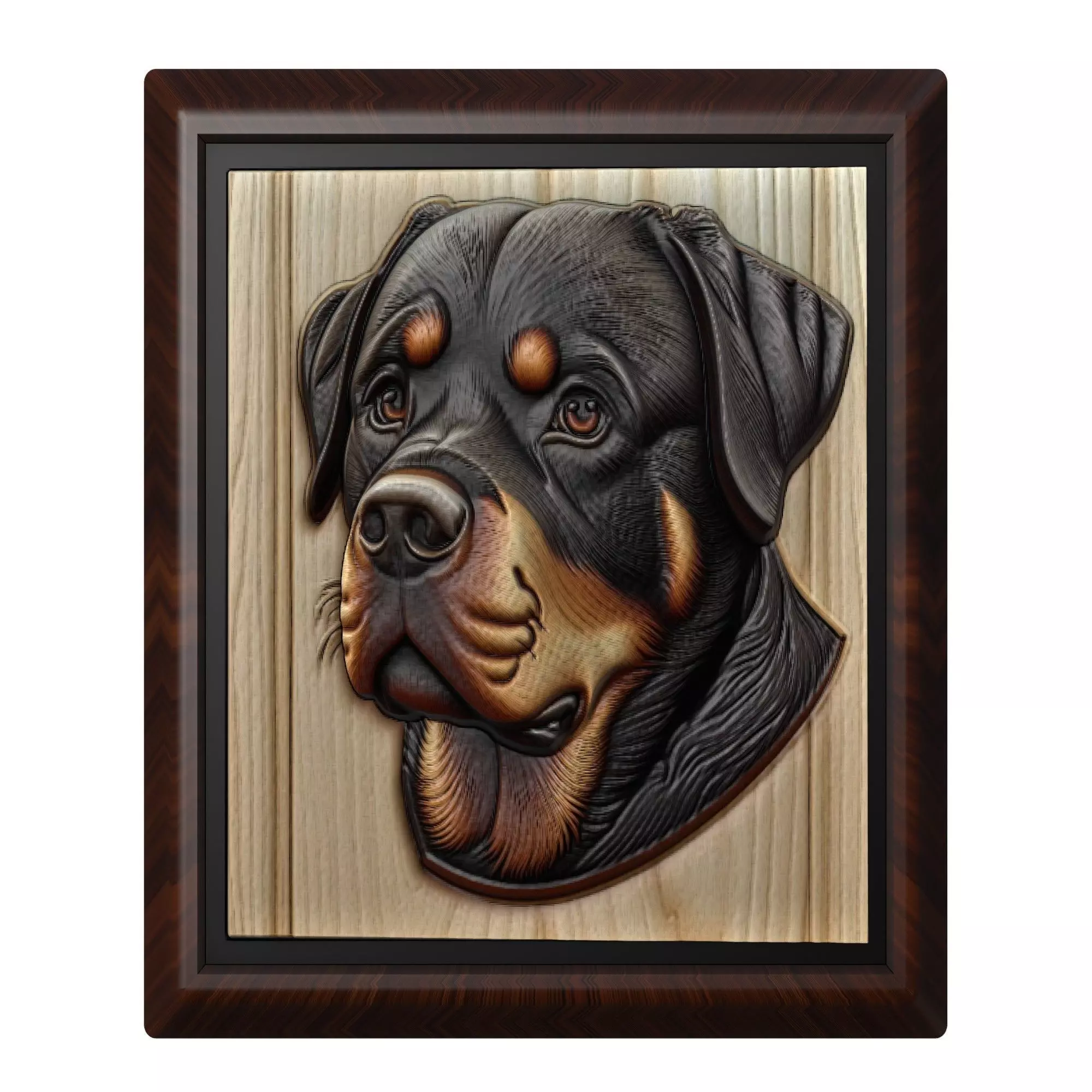 Dog Rottweiler Animal 3D print model_0