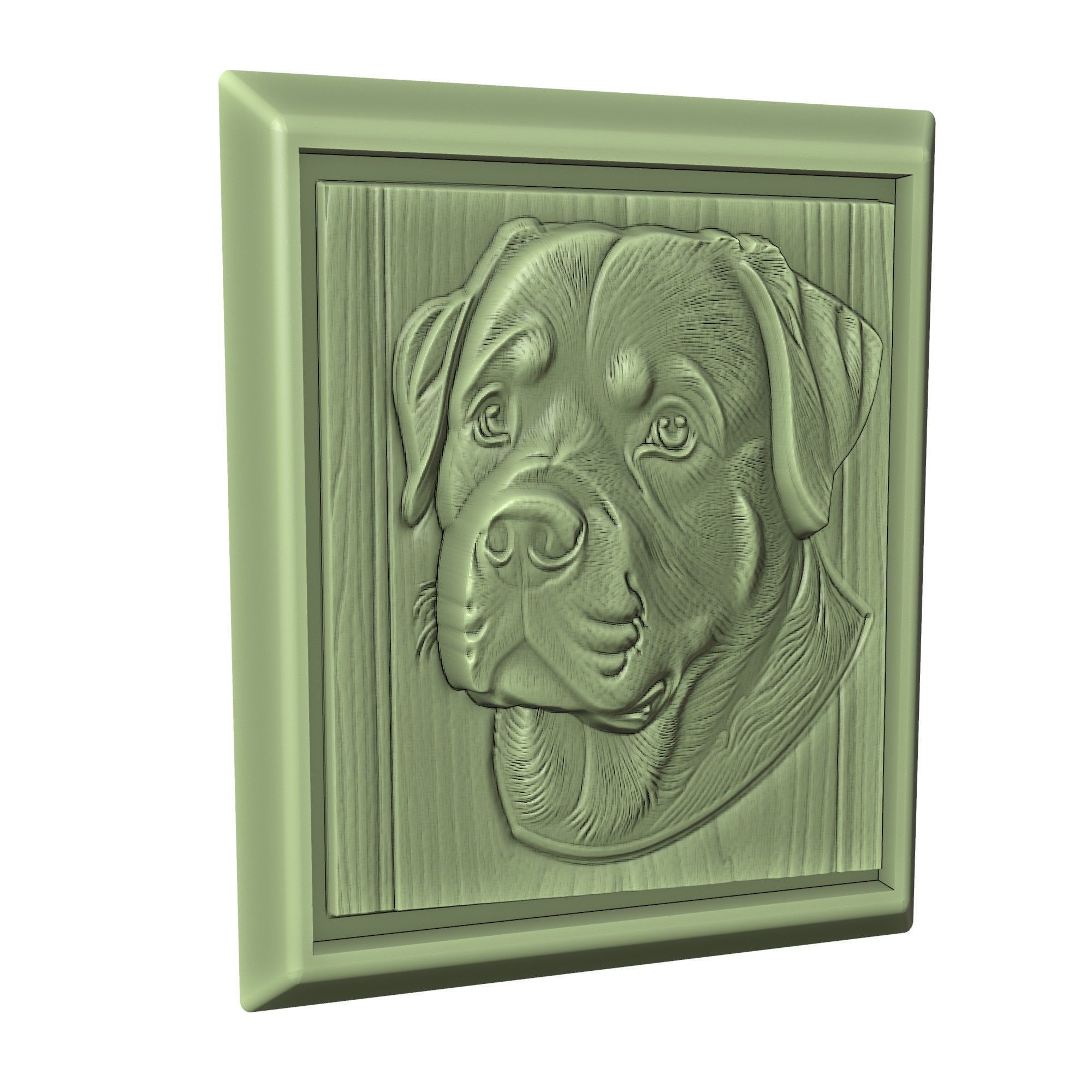 Dog Rottweiler Animal 3D print model_3