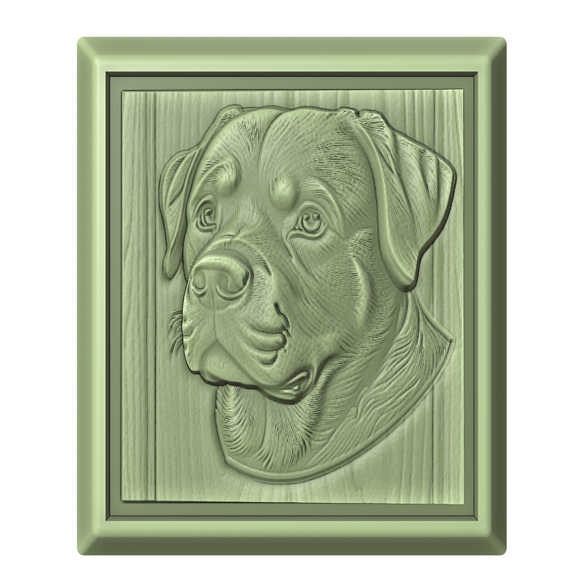 Dog Rottweiler Animal 3D print model_2