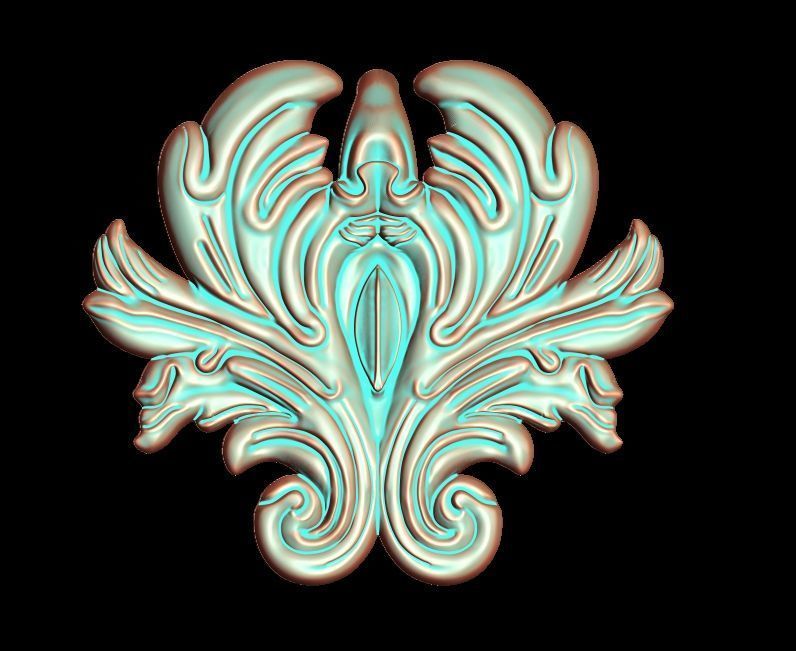 Ornament Pendant 3D print model_2