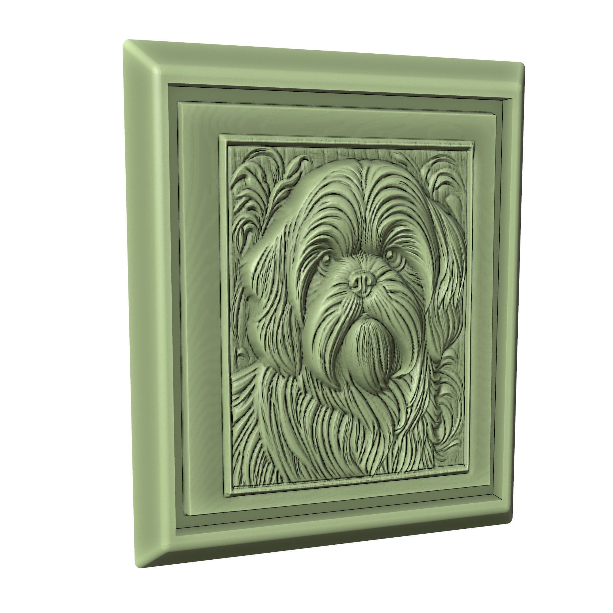 Dog Shih Tzu Animal 3D print model_3