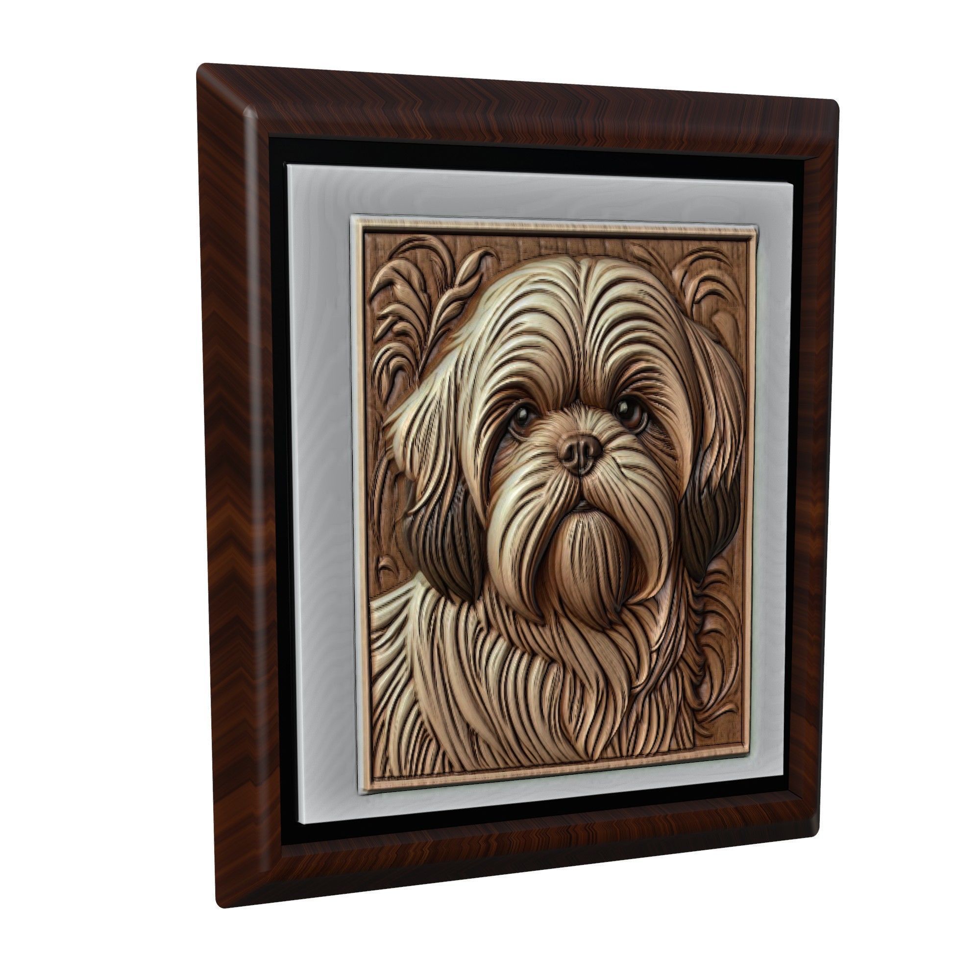 Dog Shih Tzu Animal 3D print model_1