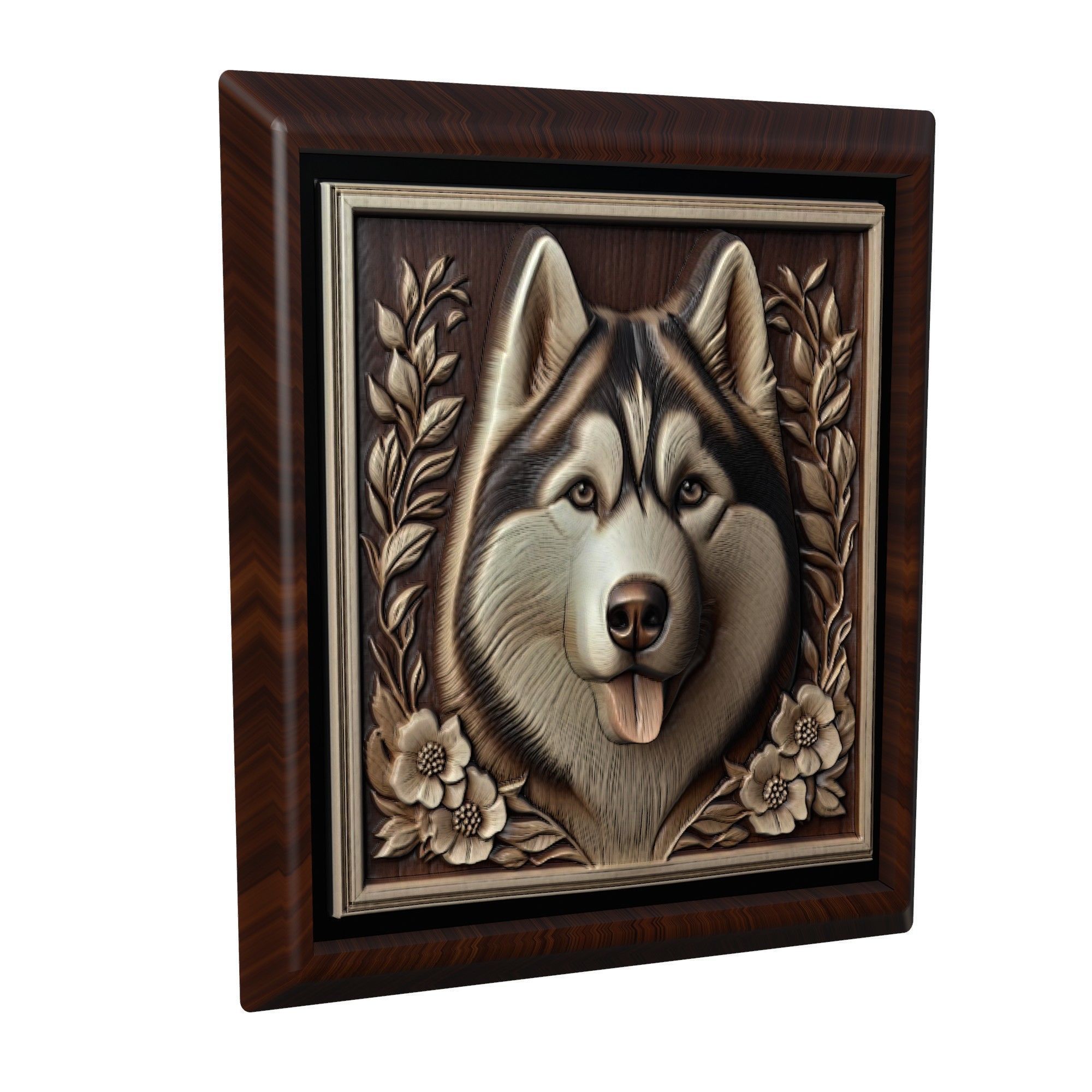 Dog Siberian Husky Animal 3D print model_1