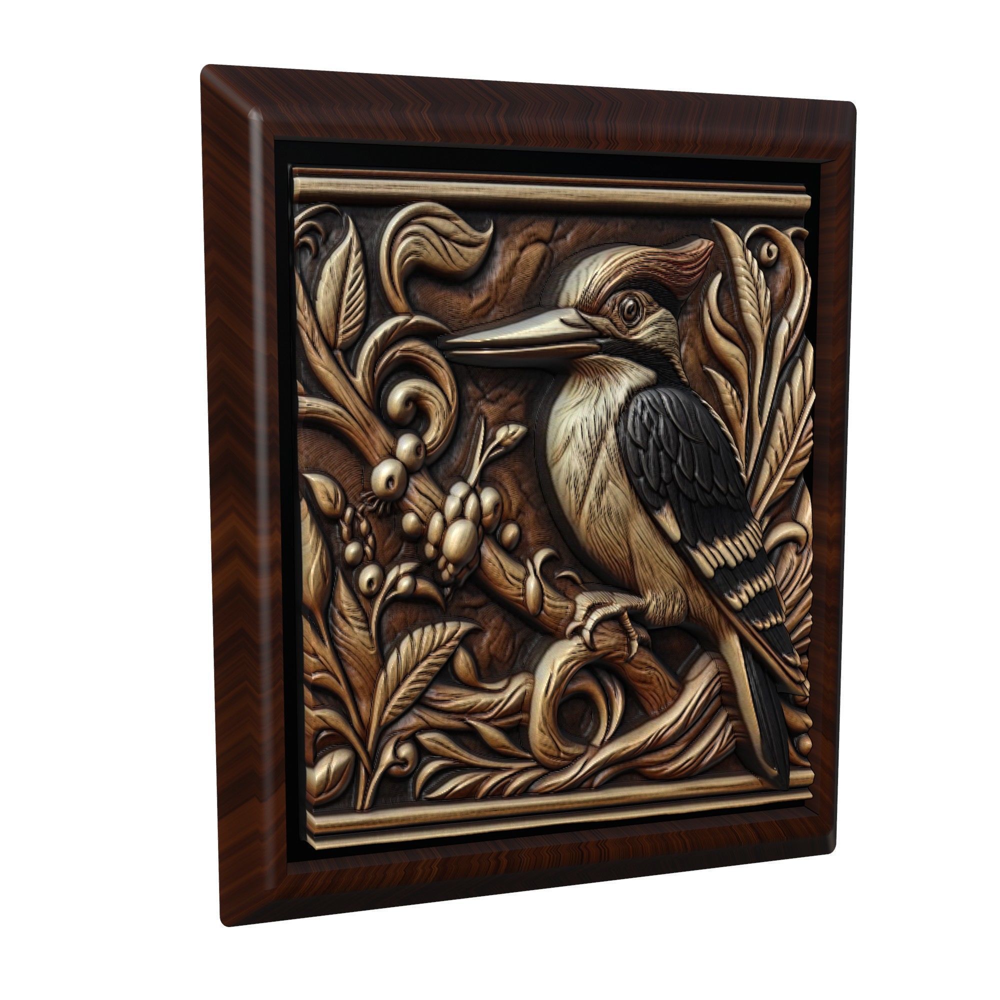 Woodpecker Animal 3D print model_1