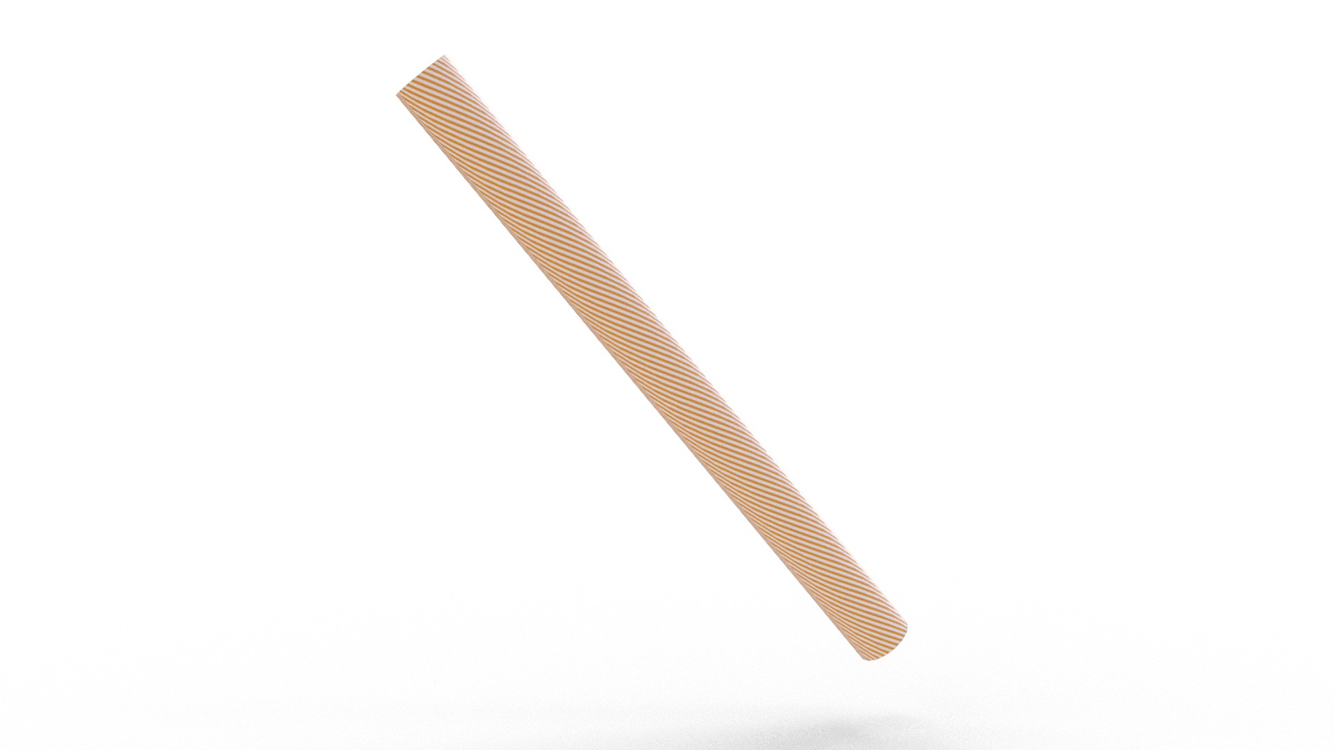 Christmas Bucket with Rolls Low-poly 3D model_7