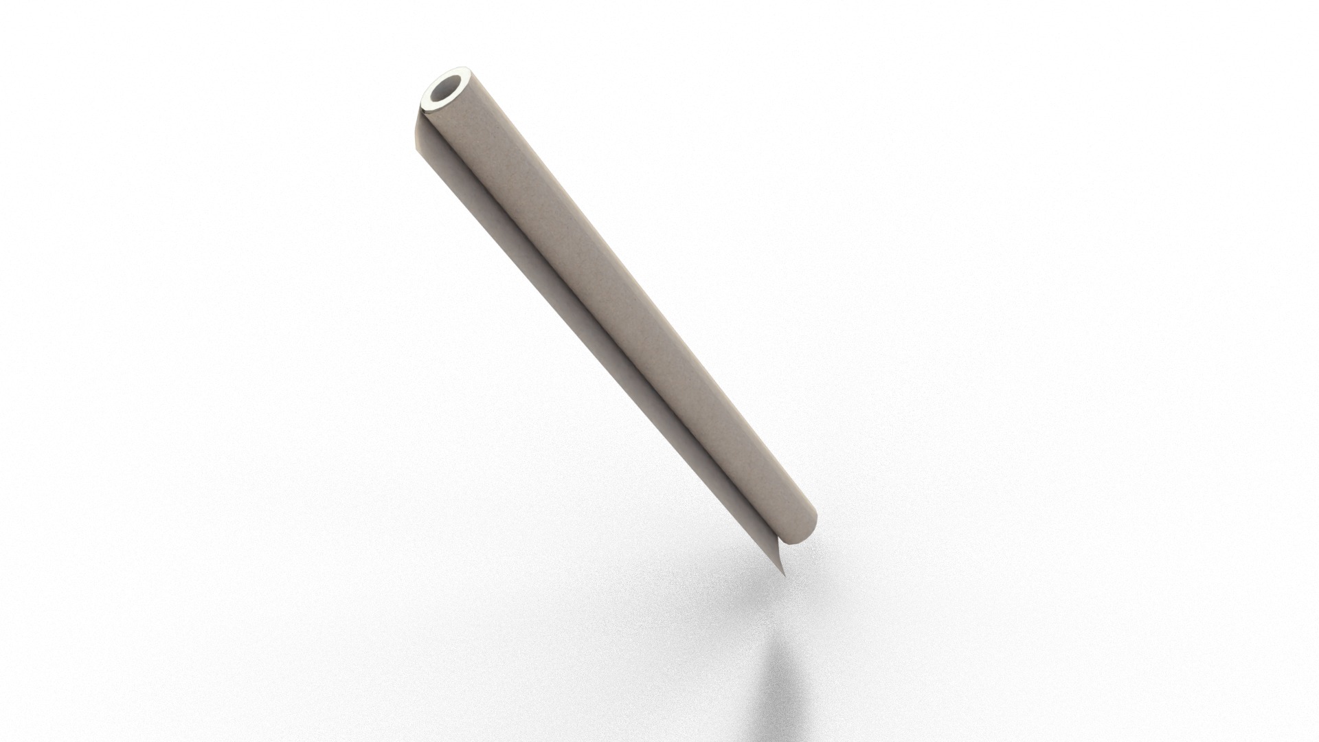 Christmas Bucket with Rolls Low-poly 3D model_4