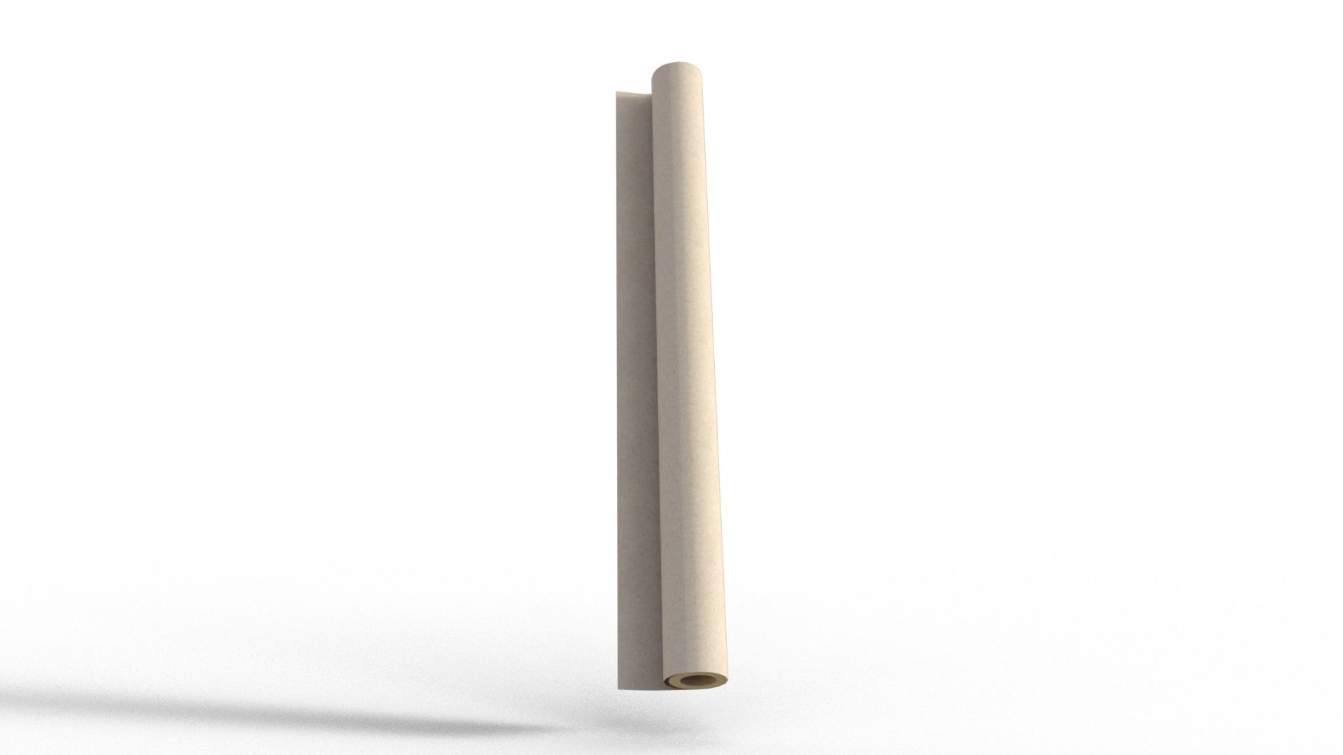 Christmas Bucket with Rolls Low-poly 3D model_3