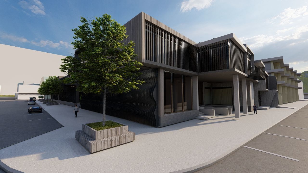 Futuristic Skyscraper-Building office-Modern office 3D model_37