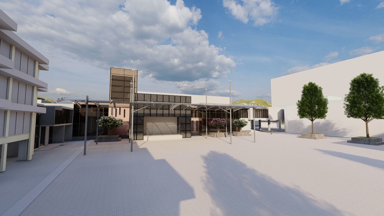 Futuristic Skyscraper-Building office-Modern office 3D model_9