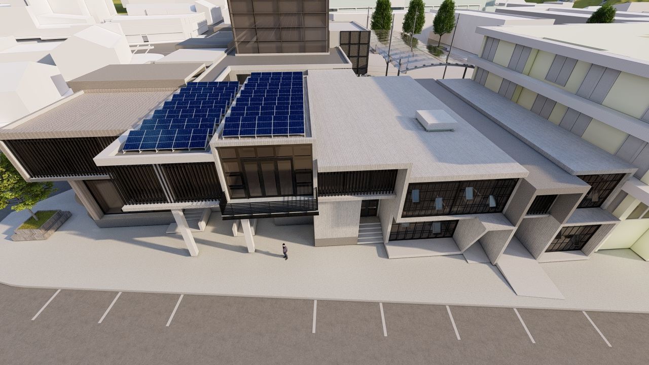 Futuristic Skyscraper-Building office-Modern office 3D model_16