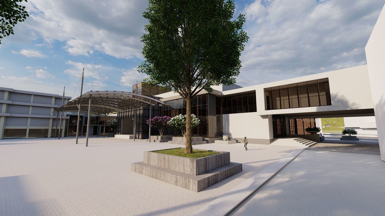 Futuristic Skyscraper-Building office-Modern office 3D model_15