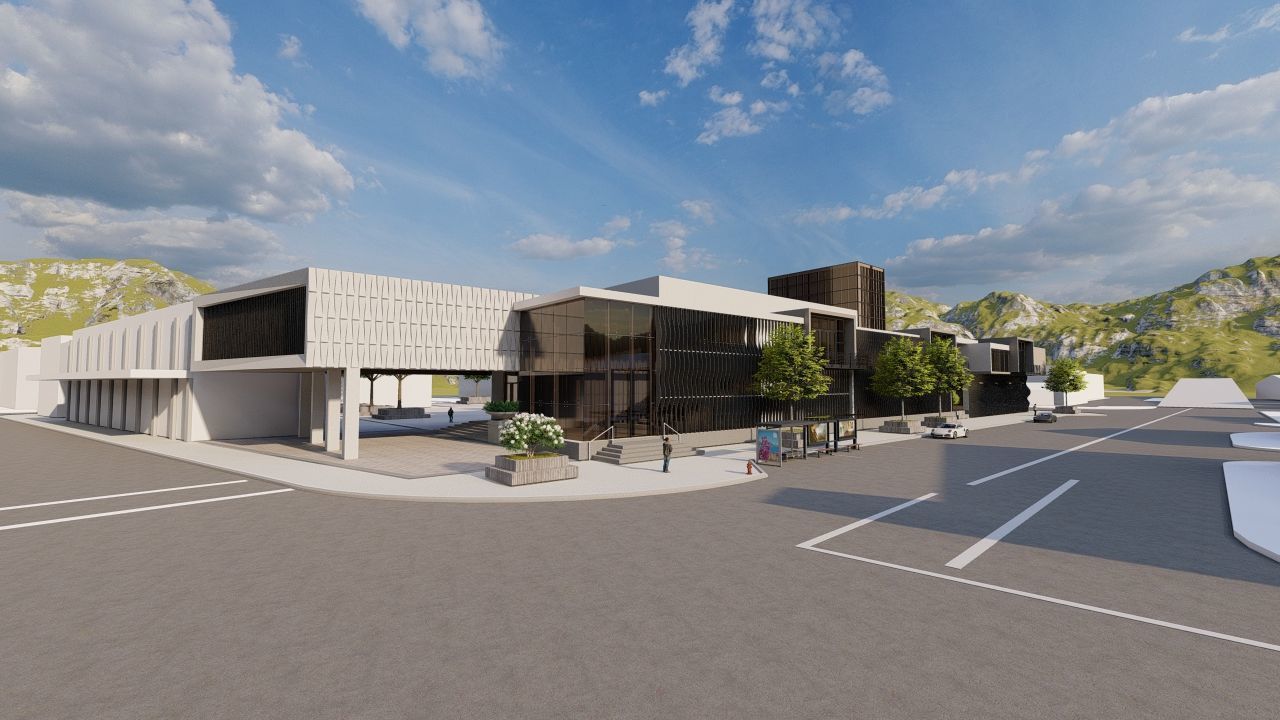 Futuristic Skyscraper-Building office-Modern office 3D model_7