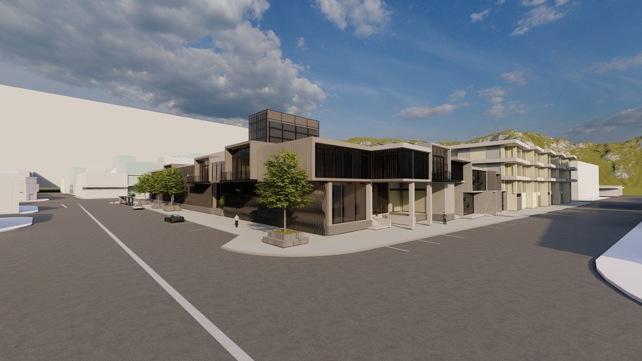 Futuristic Skyscraper-Building office-Modern office 3D model_25