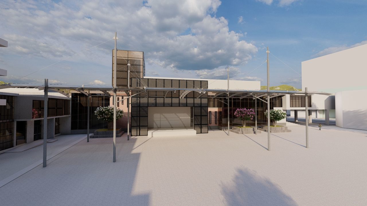 Futuristic Skyscraper-Building office-Modern office 3D model_17