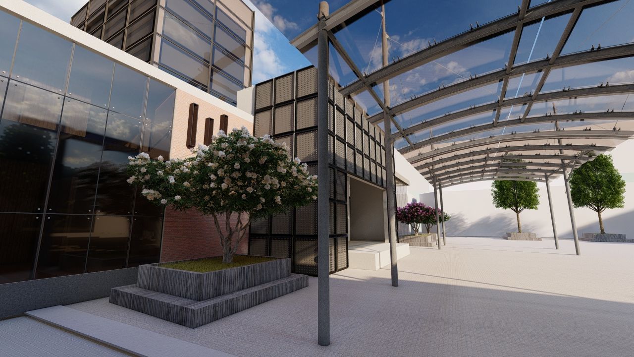 Futuristic Skyscraper-Building office-Modern office 3D model_10