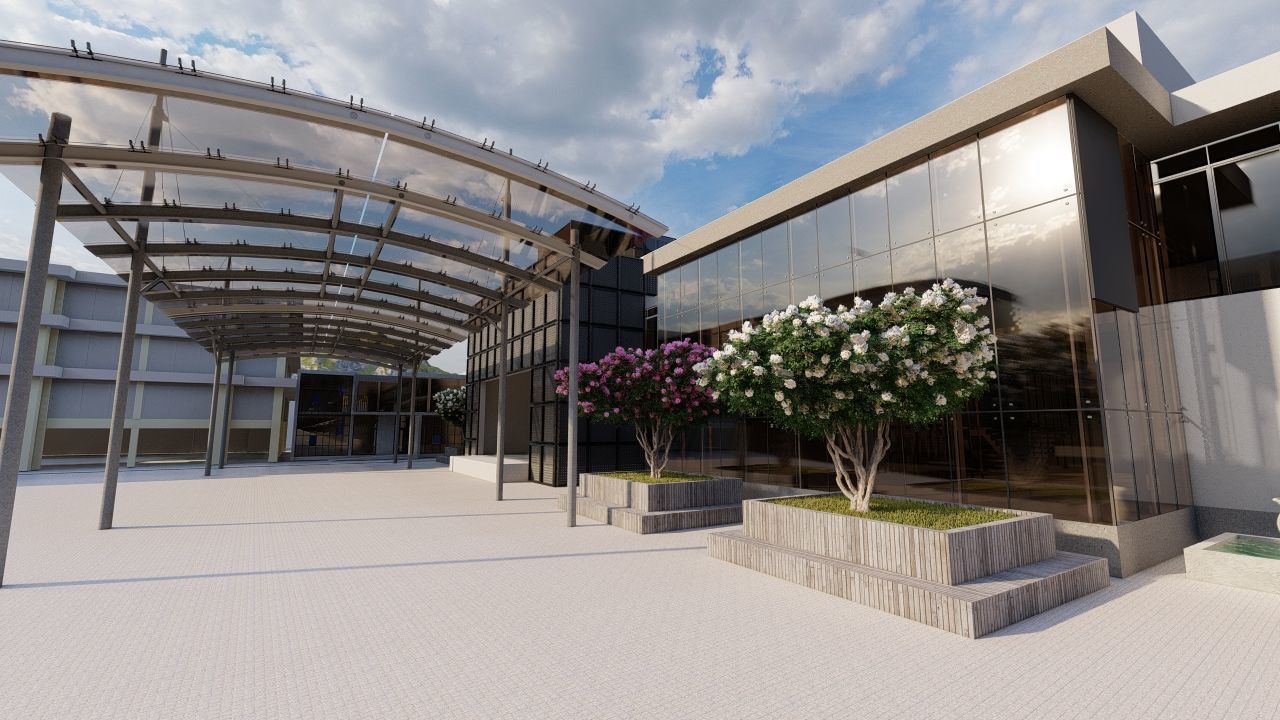 Futuristic Skyscraper-Building office-Modern office 3D model_38