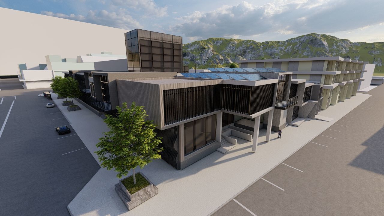 Futuristic Skyscraper-Building office-Modern office 3D model_18