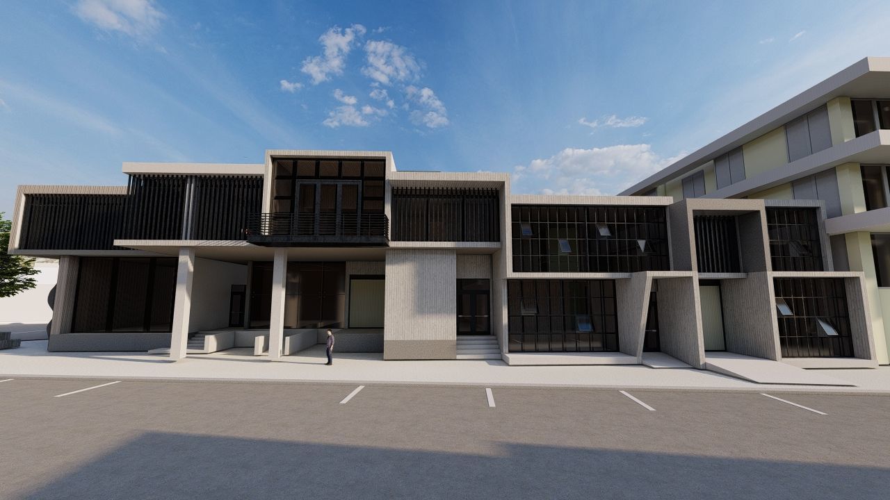 Futuristic Skyscraper-Building office-Modern office 3D model_6