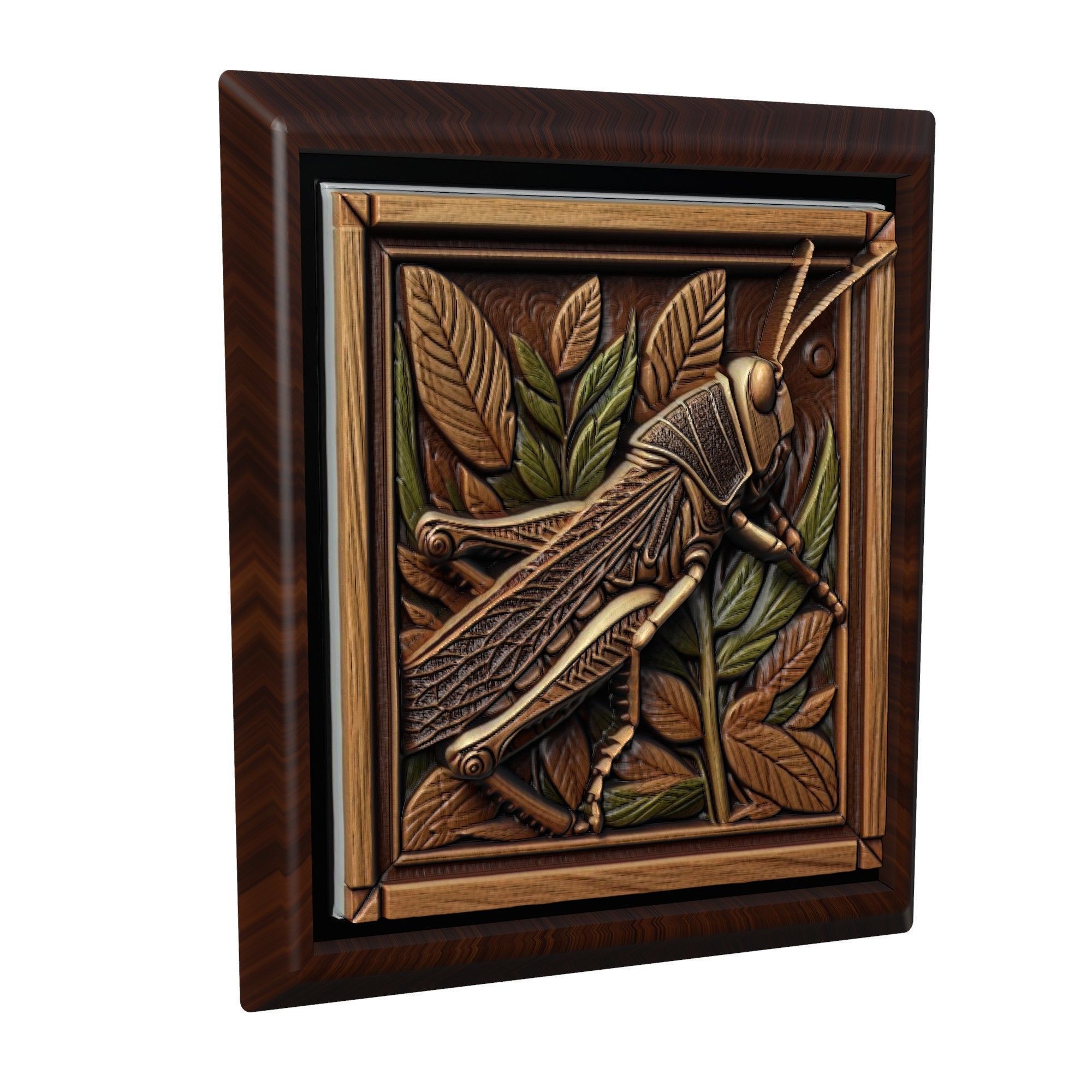 Grasshopper Animal 3D print model_1