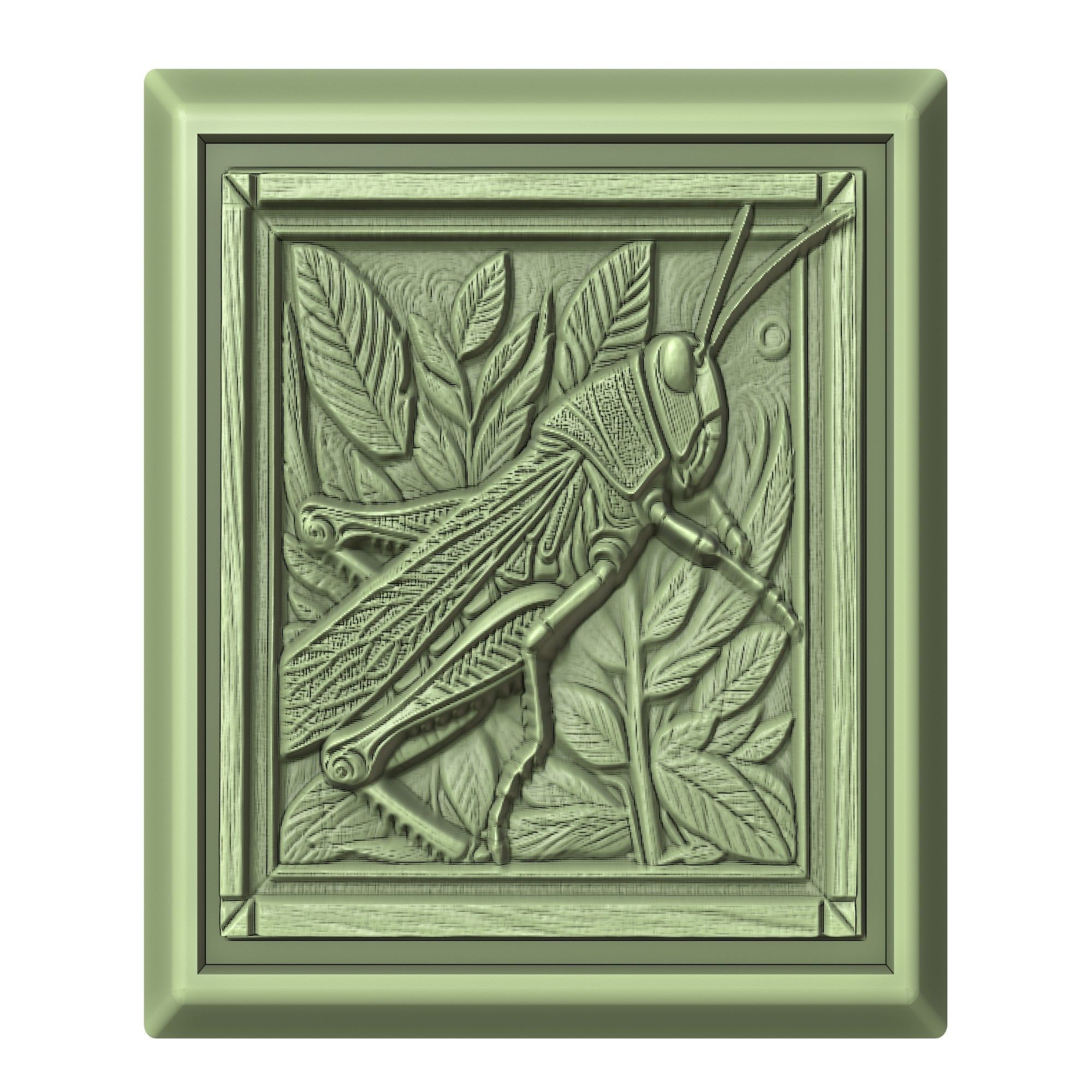 Grasshopper Animal 3D print model_2